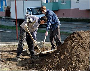 12 сентября 2006 г., Барнаул   Посещение В.Колгановым строящихся объектов социального назначения 