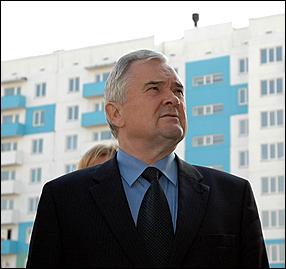 12 сентября 2006 г., Барнаул   Посещение В.Колгановым строящихся объектов социального назначения 