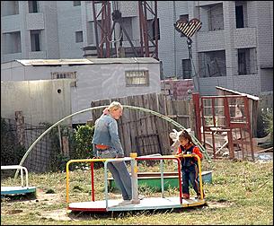 12 сентября 2006 г., Барнаул   Посещение В.Колгановым строящихся объектов социального назначения 