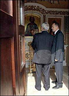 12 сентября 2006 г., Барнаул   Освящение часовни Святого Благоверного князя Александра Невского