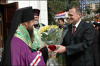 12 сентября 2006 г., Барнаул   Освящение часовни Святого Благоверного князя Александра Невского