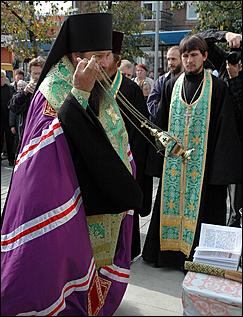 12 сентября 2006 г., Барнаул   Освящение часовни Святого Благоверного князя Александра Невского