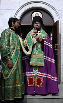 12 сентября 2006 г., Барнаул   Освящение часовни Святого Благоверного князя Александра Невского