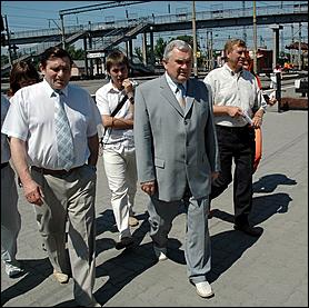 20 июня 2006 г. Барнаул   Посещение мэром барнаульских вокзалов