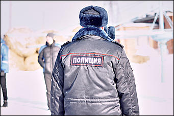 20 январь 2016 г., Барнаул © Амител. Мария Трубина Барнаульская конная полиция в действии