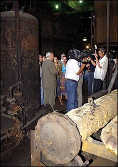 13 июля 2006 г., Барнаул   Проверка мэром готовности котельных к зиме