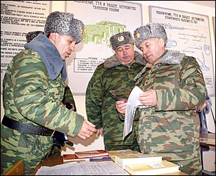 14 февраля 2006 года, Алейск   Визит командующего СибВО 
