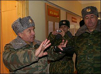 14 февраля 2006 года, Алейск   Визит командующего СибВО 
