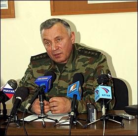 14 февраля 2006 года, Алейск   Визит командующего СибВО 