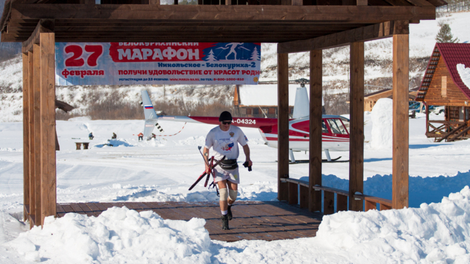 9 март 2016 г., Барнаул &copy; Амител Вячеслав Мельников   45-километровый марафон прошел в Белокурихе. Фоторепортаж 