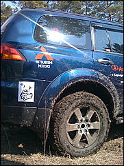 24 апреля 2010 г., Барнаул   "Апрельский кураж" от АКОО «Алтай off road» и  официального дилера Mitsubishi в Алтайском крае - Автоцентра АНТ.