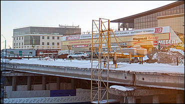 2 января 2015. Барнаул.  © Амител Вячеслав Мельников   Как проходит реконструкция двух мостов через Барнаулку? Фоторепортаж 