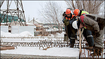 2 января 2015. Барнаул.  © Амител Вячеслав Мельников   Как проходит реконструкция двух мостов через Барнаулку? Фоторепортаж 