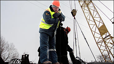 2 января 2015. Барнаул.  © Амител Вячеслав Мельников   Как проходит реконструкция двух мостов через Барнаулку? Фоторепортаж 