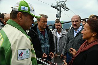 11 сентябрь 2019 г   Не хуже чем в Сочи. На курорте "Манжерок" открыли скоростную канатную дорогу