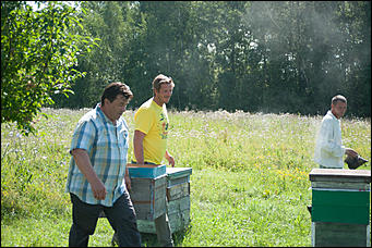 26 июля 2017 г., п Новый   Как французы алтайский мёд пробовали