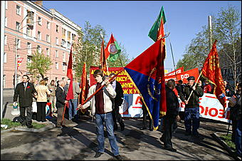 1 мая 2007 г., Барнаул   Первомайская демонстрация в Барнауле