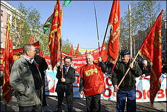 1 мая 2007 г., Барнаул   Первомайская демонстрация в Барнауле