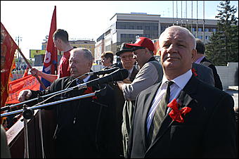 1 мая 2007 г., Барнаул   Первомайская демонстрация в Барнауле
