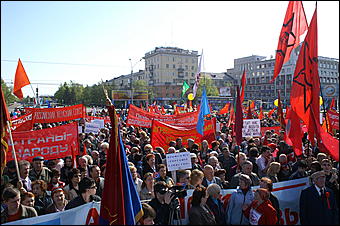 1 мая 2007 г., Барнаул   Первомайская демонстрация в Барнауле