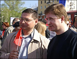 1 мая 2007 г., Барнаул   Первомайская демонстрация в Барнауле