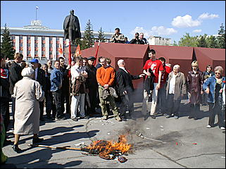 1 мая 2007 г., Барнаул   Первомайская демонстрация в Барнауле