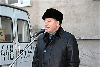 5 декабря 2006 г., Барнаул   Рабочая поездка главы администрации Алтайского края Александра Карлина в Поспелихинский район