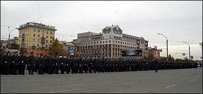 14 октября 2006 г., Барнаул   Присяга курсантов-первокурсников БЮИ