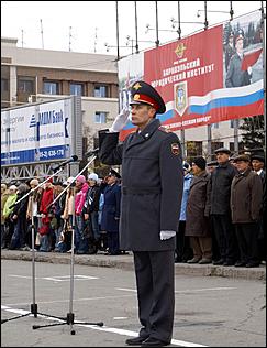 14 октября 2006 г., Барнаул   Присяга курсантов-первокурсников БЮИ