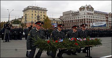 14 октября 2006 г., Барнаул   Присяга курсантов-первокурсников БЮИ