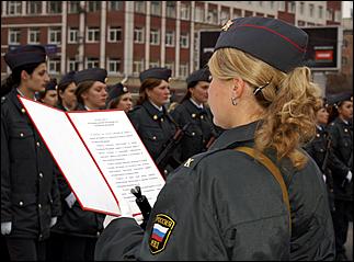 14 октября 2006 г., Барнаул   Присяга курсантов-первокурсников БЮИ