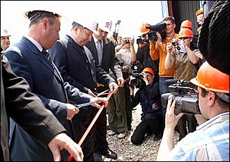 18 мая 2006 г, Рубцовск   <P>Запуск обогатительной фабрики</P>