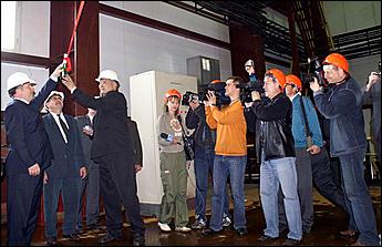 18 мая 2006 г, Рубцовск   <P>Запуск обогатительной фабрики</P>
