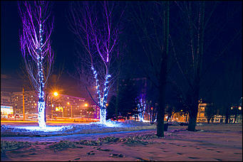 9 декабря 2015 г    Предновогодний Барнаул: как украшают столицу Алтайского края