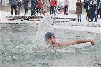 24 февраля Вячеслав Мельников   Ледяной заплыв: моржи Барнаула провели чемпионат в честь Дня защитника Отечества 