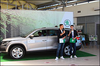 4 июня. 2017 г. Барнаул   Масштабный и дерзкий: семейный кроссовер Kodiaq презентовали в Барнауле