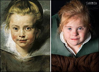 21 март 2016 г., Барнаул   Такие как все: албанский фотограф сделал детей с синдромом Дауна героями полотен известных живописцев