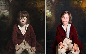 21 март 2016 г., Барнаул   Такие как все: албанский фотограф сделал детей с синдромом Дауна героями полотен известных живописцев