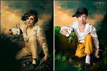 21 март 2016 г., Барнаул   Такие как все: албанский фотограф сделал детей с синдромом Дауна героями полотен известных живописцев