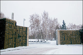 Снегопад в Барнауле    "Не выбирая места на ночлег, белыми стаями падает снег"