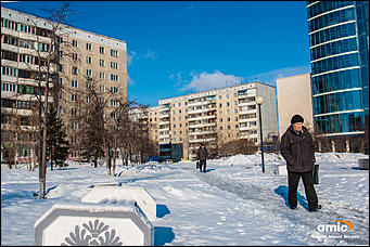 18 март 2016 г., Барнаул  © Амител Вячеслав Мельников   Весна и снег: Барнаул после снегопада   