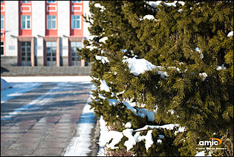 18 март 2016 г., Барнаул  © Амител Вячеслав Мельников   Весна и снег: Барнаул после снегопада   