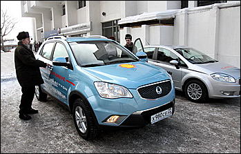 6 марта 2011 г., Барнаул   Презентация нового городского внедорожника  SsangYong New Actyon от Автоцентра СанРимо