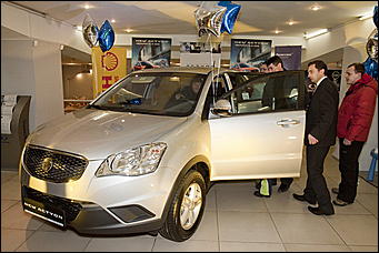 6 марта 2011 г., Барнаул   Презентация нового городского внедорожника  SsangYong New Actyon от Автоцентра СанРимо