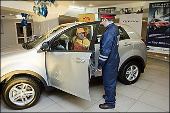 6 марта 2011 г., Барнаул   Презентация нового городского внедорожника  SsangYong New Actyon от Автоцентра СанРимо