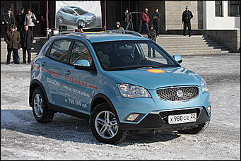 6 марта 2011 г., Барнаул   Презентация нового городского внедорожника  SsangYong New Actyon от Автоцентра СанРимо