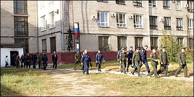 27 сентября 2006 г., Барнаул   Пожарно-тактические учения в главном корпусе АлтГТУ