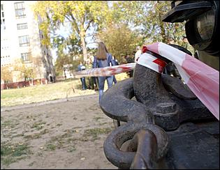 27 сентября 2006 г., Барнаул   Пожарно-тактические учения в главном корпусе АлтГТУ