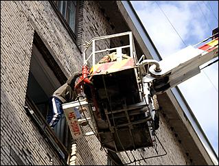 27 сентября 2006 г., Барнаул   Пожарно-тактические учения в главном корпусе АлтГТУ