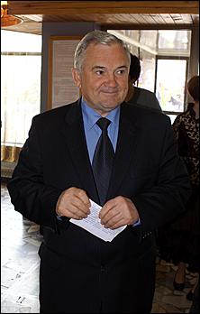 3 октября 2006 г., Барнаул   Вручение первого именного знака “Почетный учитель Барнаула"